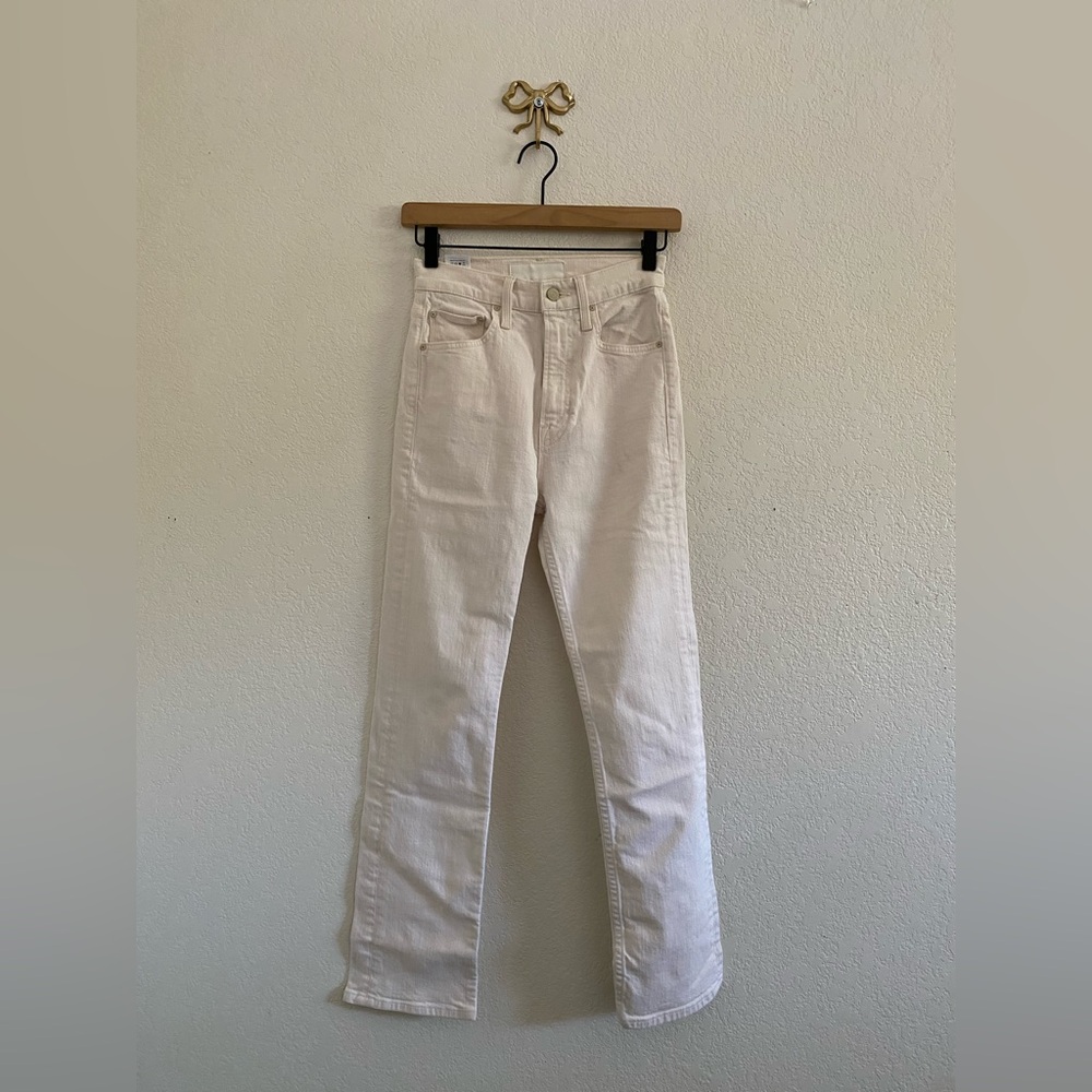 Mother Jeans High Waisted Rider Ankle Womens Size 24 Act Natural Wash Denim